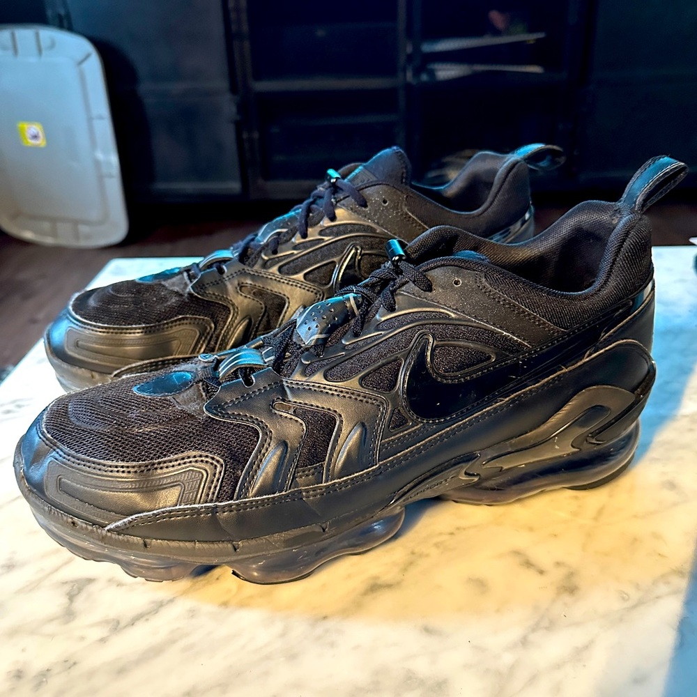 Nike VaporMax EVO Sneakers Triple Black size 14
